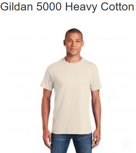 Gildan 5000 Unisex Heavy Cotton