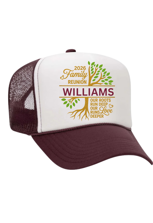 Williams Family Reunion Hat